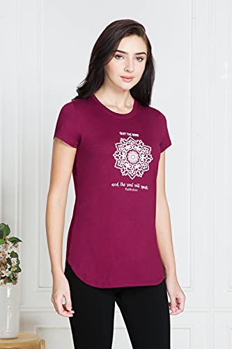 Image of Van Heusen Women's Cotton Regular Fit T-Shirt