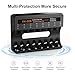 BOANV Rechargeable AA Batteries with Charger,8PCS 2800mAh High Capacity AA Batteries with 8 Bay LED Lights AA AAA Battery Charger for Ni-MH Ni-CD, USB Fast Charging