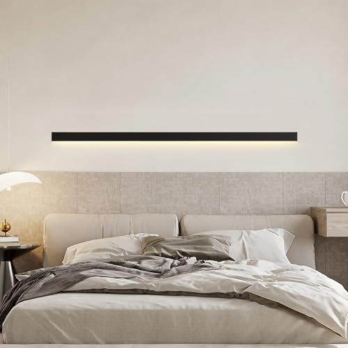 Apliques de pared LED interior de 60cm en aluminio blanco con luz neutra decorativa 6