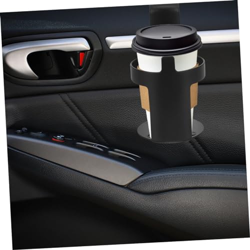 Portavasos portátil negro para puerta de carro 2 pcs miniatura 6