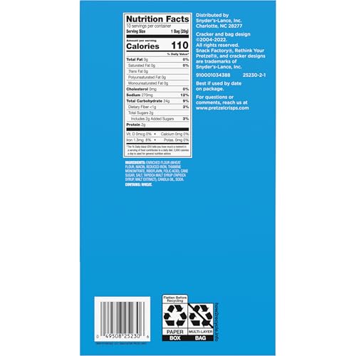 Snack Factory Pretzel Crisps, Original, 1 Oz Snack Bags thumb #4