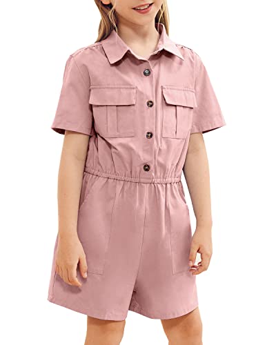 Girls' Denim Romper Kids Cotton Jumpsuits Fall Shorts Clothes #TOP4