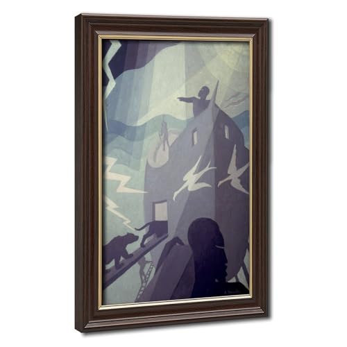 WCYB Arche de Noé Douglas Toile Expressionniste d'Art Premium Hangab