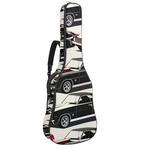 Housse de transport guitare acoustique 104,3 cm Oxford noir