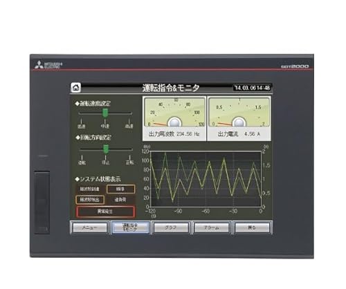 �O�H�d�@(MITSUBISHI ELECTRIC) �O���t�B�b�N�I�y���[�V�����^�[�~�i��GOT2000�V���[�Y GT2510-VTBA