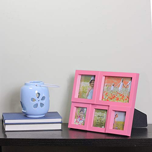 Northlight Multi-Sized Puzzled Picture Collage Frame Wall Decor, 11.75", Pink #TOP2