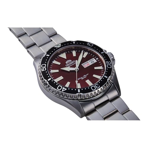 orient sports kamasumako iii  aa00 ra-aa00 men39s automatic manual winding waterproof watch falun red sporty