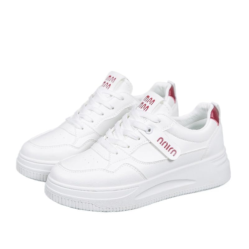 Spring Board Shoes Women's Platform Casual Student Sports Non-Slip White Shoes Tourism Hiking Climbing Walking Running Comfortable Fashion Outdoor - Main Image