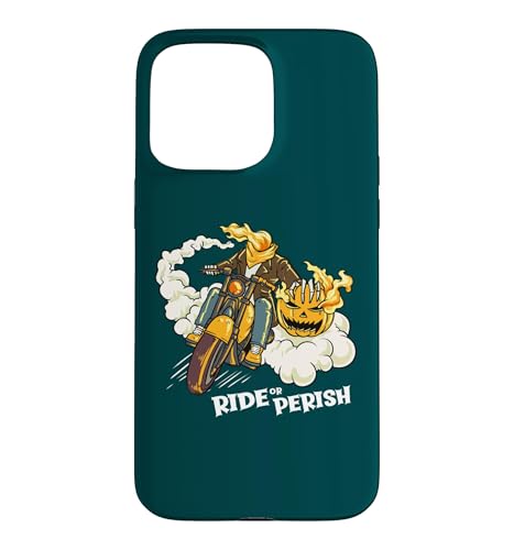 Trick Or Treat Ride Or Perish �ʔ��� �n���E�B�� �p���v�L�� �o�C�J�[ �X�}�z�P�[�X iPhone 15 Pro Max �p