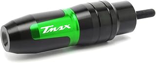 Protetor de choque de escape Motocicleta CNC Frame Escape Sliders Crash Protector Pads PARA YAMA-&HA Tmax530Dx/Sx Tmax560 TMAX 500 (Color : Green, Size : One Size)