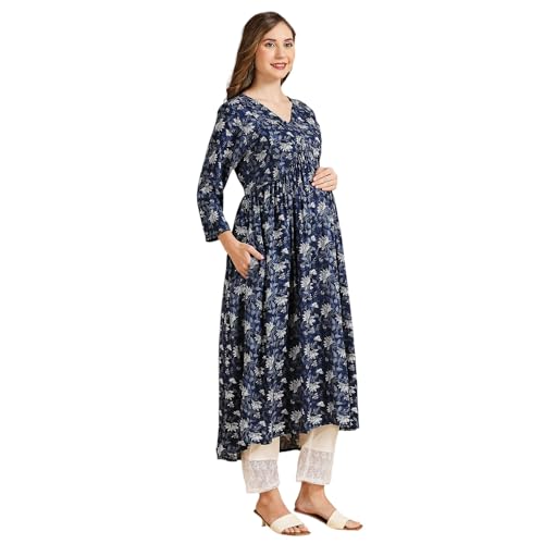 Image of MomToBe Women's Rayon Relaxed Fit Maternity Maternity Wear