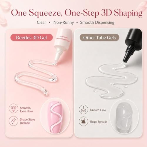 Image of Beetles 3D Gel Nail Art, Hema Free Sculpting Gel for Nail Art, No Wipe,15g