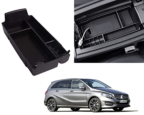 Organizador de consola central para reposabrazos Clase A W177 V177 2018-2024/Clase B W247 2019-2024/ GLA H247 SUV 2020-2024 /CLA C118 2020-2024/ GLB X247 2020-2023 /EQA 2022 2023 2024 / EQB 2022-2024