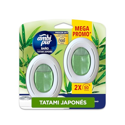Ambi Pur Eliminación Y Prevención Continua De Malos Olores En El Cuarto De Baño Pradera Fresca 1
