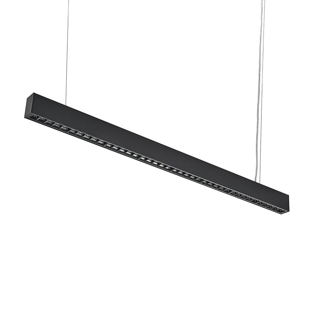 Regleta colgante 35 W 3,3 x 7 x 120 cm – Pack de 10 / negro/blanco neutro 4000 K – 5500 K
