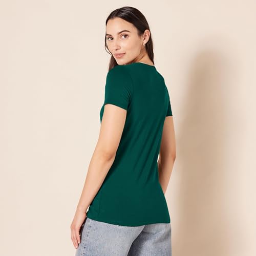 Image of Amazon Essentials Women's Regular-Fit Short-Sleeve Crewneck T-Shirt, Multipacks