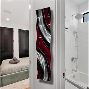 Statements2000abstractpaintedmetalwallsculpturehomeoutdoorroomdecoruniqueaccentkitchenhallwaydecorationshousespahangingchicminimalistbyjonallenwave46x10inch Urban Country Home Decor Statements2000 abstract painted metal wall sculpture home outdoor room decor unique accent kitchen hallway decorations house spa hanging chic minimalist by jon allen wave 46×10 inch urban country home decor