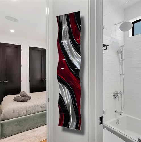 Statements2000abstractpaintedmetalwallsculpturehomeoutdoorroomdecoruniqueaccentkitchenhallwaydecorationshousespahangingchicminimalistbyjonallenwave46x10inch Urban Country Home Decor Statements2000 abstract painted metal wall sculpture home outdoor room decor unique accent kitchen hallway decorations house spa hanging chic minimalist by jon allen wave 46×10 inch urban country home decor