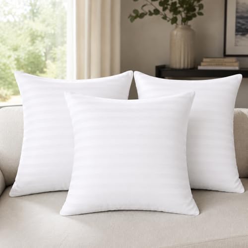 Image of Clasiko Microfiber Cushion Filler 16 x 16 Inches Set of 2 | Suitable for Sofa, Bed & Floor