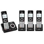 VTech EA5053 DECT Cordless Phone with Answering Machine,Nuisance Call Blocker, Volume Booster, Easy-to-Read Backlit Display, 18 Hours Talk-time, Handsfree Speakerphone, 4-Handset