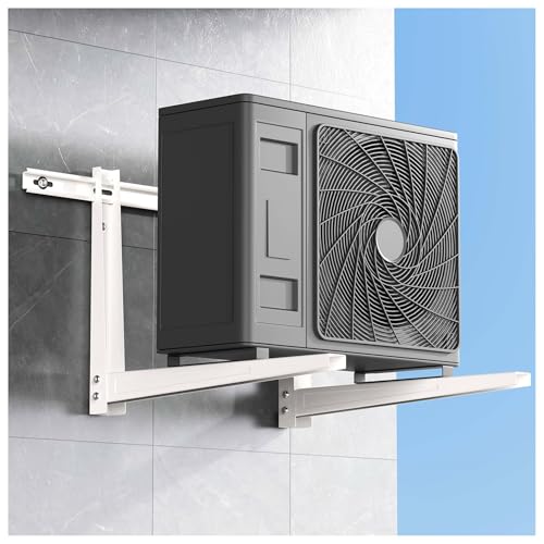 Patins en caoutchouc anti-vibrations avec support mural mini-split