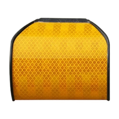 Marcador reflectante para guardarraíl de carretera 12 cm amarillo miniatura 1