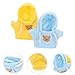 IMIKEYA 2pcs Plush Bear Clothes Mini Bear Doll Clothes Stuffed Hoodies for 8 Inch Plush Toys Dress Up Accessories