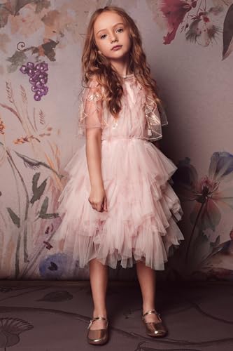 Princess Cape for Girls - Sparkle Sequin Beaded Shawls and Wraps for Dresses2