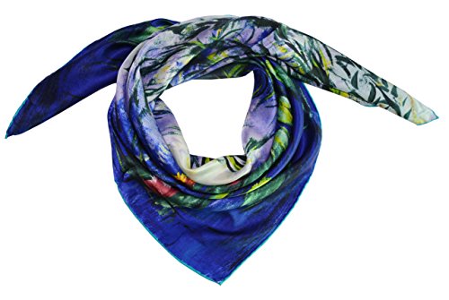 YSSP, 100 Silk Scarf Art Van Gogh and Claude Monets Paintings3