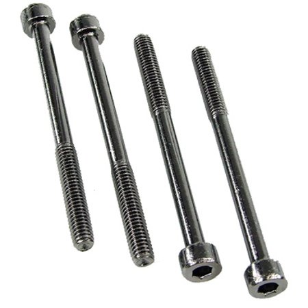 Preisvergleich Produktbild Schraube DIN 912 M4 x 50 Innensechskant (4xStück) - Black Nickel