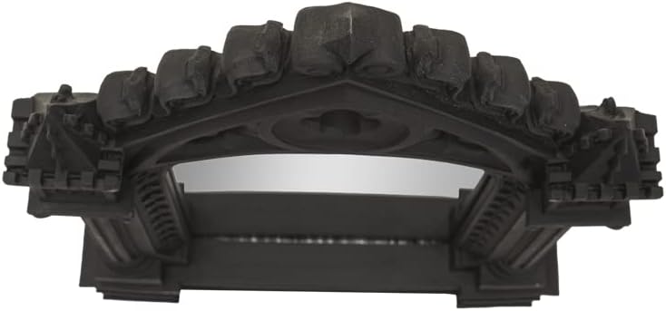 Miniatura 3 de Pacific Giftware Espejo catédrico gótico, altura de 10.83 pulgadas, resina, negro, decoración del hogar, decoración de mesa, Halloween