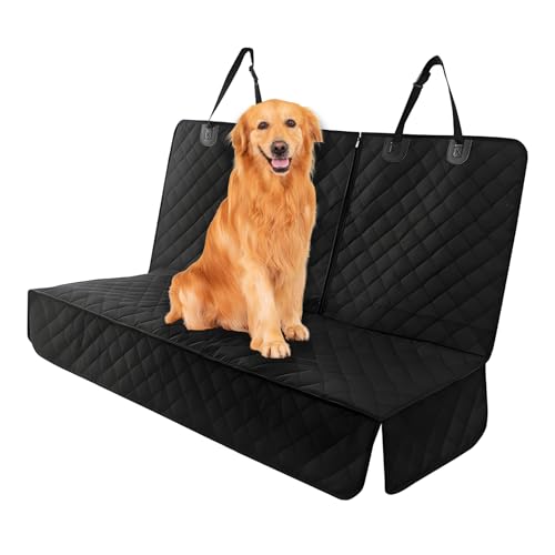 Yourkar Dog Car Seat Cover, Waterproof & Scratch-Proof Auto Seat Protector for Dogs Kids, Non-Slip Durable Backseat Covers with Side Flaps for Most Vehicles, Car Accessories