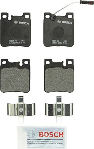 Bosch Automotive BP603 QuietCast Premium Semi-Metallic Disc Brake Pad Set For Select Chrysler; Mercedes-Benz (AMG C CL CLK E S SD SE SEC SEL SL) 32 43, 55, 280, 300, 320, 350, 400, 420, 430, 500, 550, 600; Rear