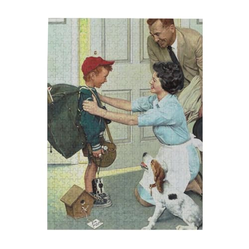 ノーマンロックウェル ジグソー パズル 300ピース ゴーイングアンドカミング Amazon | ノーマンロックウェル 思考力と手を動かす力を養うことが