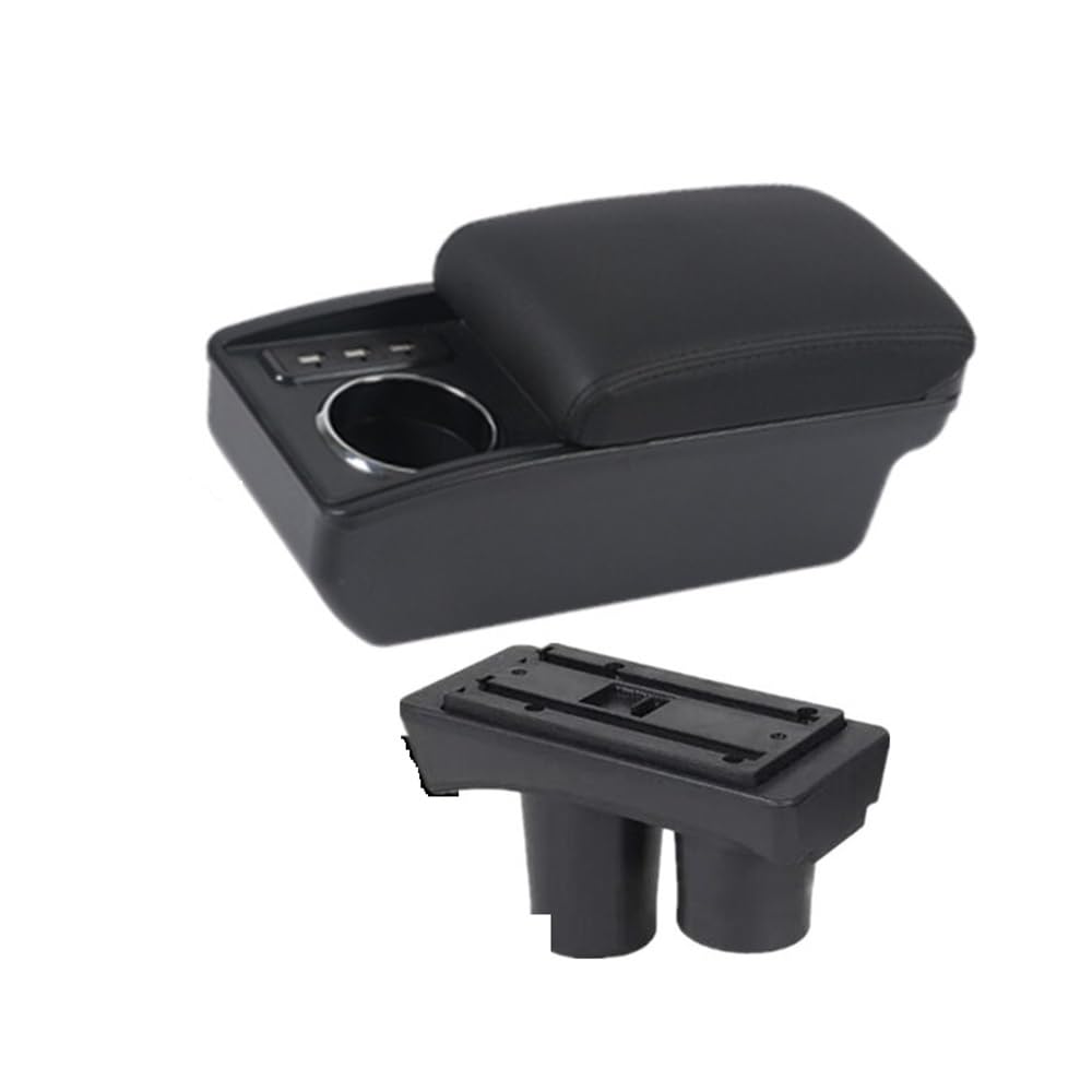 Yulegudi M1 Black Line 3Usb Car Armrests For Citroen For C-Elysee 2012-2017 2018 2019