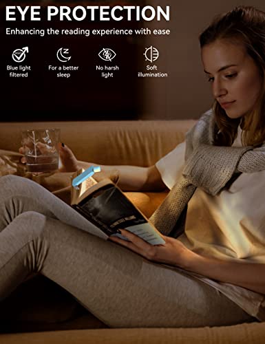 Intenext Book Reading Light, Usb Rechargeable Book Light For Reading In Bed, 2023 New 30-Min Timer, 3 Colors & 5 Brightness Adjustable For Eye Caring, Led Clip-On Book Light For Book Lovers, Kids #TOP4