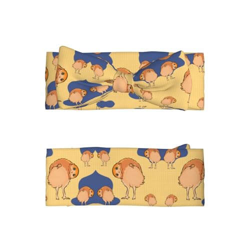 Crooked Owl Pattern Baby Bow Headband Super Stretchy Soft Bows Hair Accessories for Newborn Infants Toddlers Kids Girls2