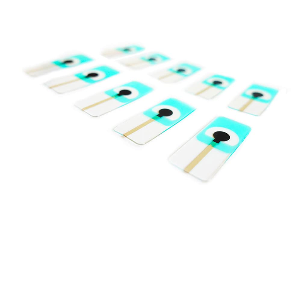 CAULYS Carbon Chip Electrode, Screen Printing Electrode, C-SPE Electrode, Electrochemical Reagent Kit, Reference Electrode, Carbon RE Electrode (100)