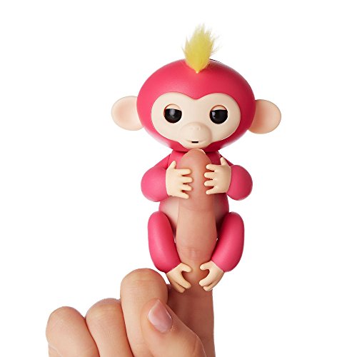 Wowwee Fingerlings - Interactive Baby Monkey - Bella (Pink With Yellow Hair) By Wowwee #TOP1