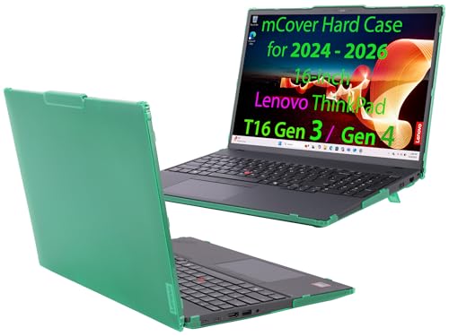 Coque mCover Lenovo ThinkPad T16 Gen 3 Gen 4 protection PC portable 16" vert