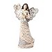 Pavilion Gift Company Elements 9-Inch Sympathy Angel Holding Star, Stars in The Sky - Gray