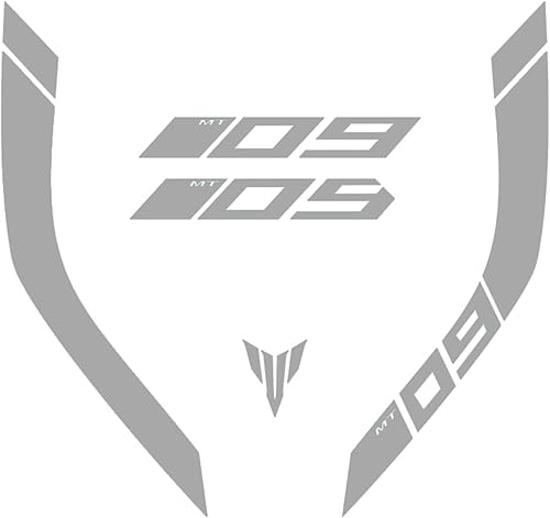 Adhesivo para tanque de combustible de motocicleta Yamaha MT-09, palo de tanque de combustible antiarañazos, adhesivo lateral (color 6#)