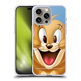 Head Case Designs Officially Licensed Tom and Jerry Jerry Full Face Gel Case [Military Grade Protection] Compatible with Apple iPhone 16 Pro Max and Compatible with MagSafe