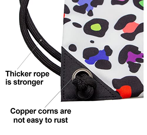 Image of HOLYLUCK Drawstring Backpack Bag Sport Gym Sackpack