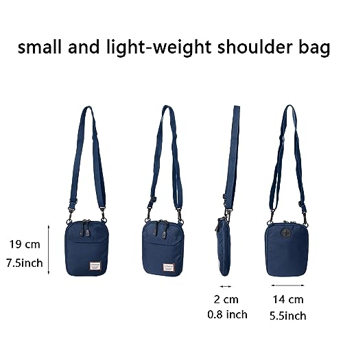 Image of SEAFEW Mini Crossbody Bag Shoulder Bag for Men, Small Messenger Satchel Bag for Women