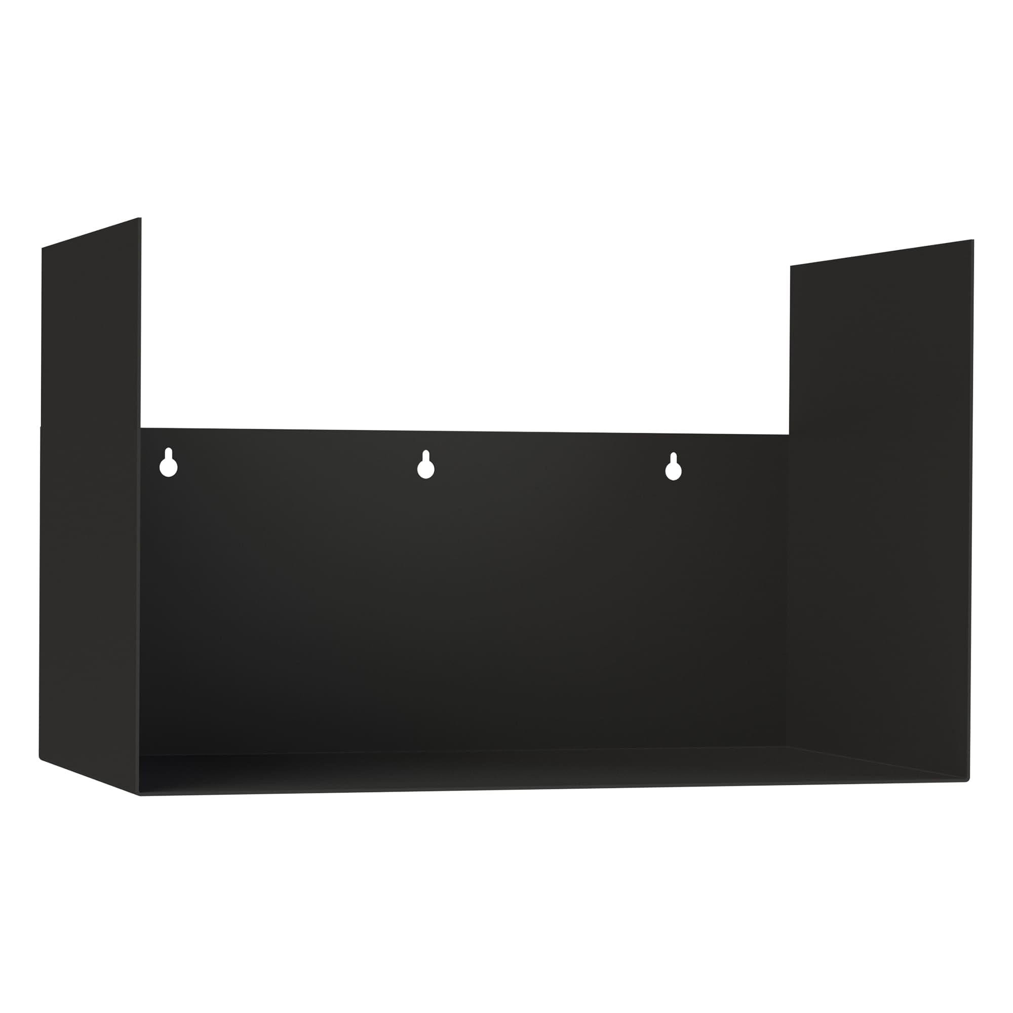 Wandplank M voor aan de muur zwart - Selfmate collectie type B | de Loods Meubelen Wandplank M voor aan de muur zwart - Selfmate collectie type B | de Loods Meubelen