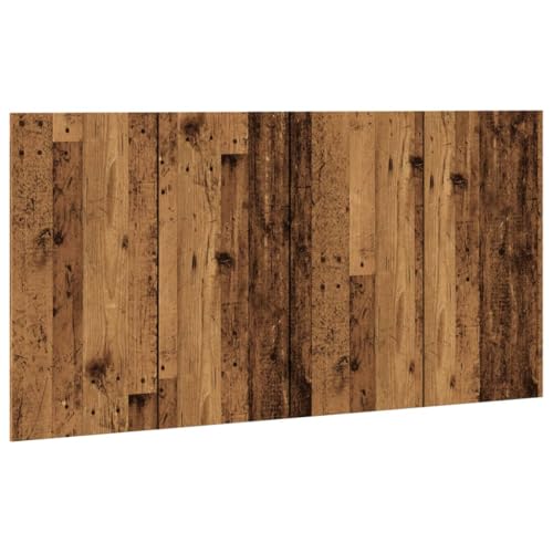VidaXL Tête de Lit en Vieux Bois d'Ingénierie - 160x1,5x80 cm - Pour Lit Double, Murale, Chambre...