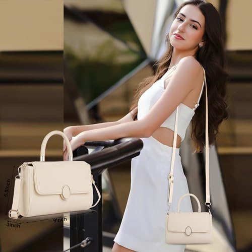 Image of Synthetic Leather Casual Classy Top Handle Handheld Crossbody Travel Side Sling Bag For Women