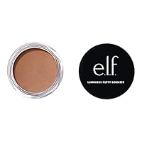 e.l.f. Luminous Putty Bronzer, Lightweight Putty-to-Powder Bronzer For A Radiant, Glowing Finish, Highly Pigmented, Vegan & Cruelty-Free, Seaside Shimmer