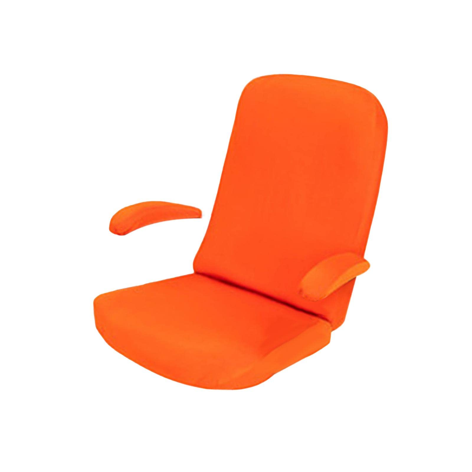 Housse de chaise de bureau extensible et amovible en polyester élastique pour fauteuil